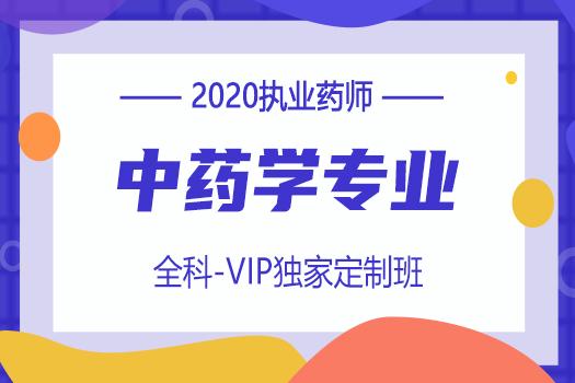 2020执业药师《中药学专业》全科-VIP独家定制班
